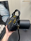 Saint Laurent New Black And Gold Handheld Bucket Bag