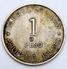1922 Philippines 1 One Peso Culion Island Leper Colony Km 16 Straight Wings V   