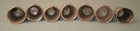 Mixed Lot Of 7 Vintage Aluminum Thimbles  All Of Different Designs 