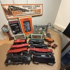 Vintage Lionel   American Flyer O Gauge Train Lot As Is Untested W  Sign