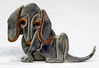 1930 s Antique Art Deco Dachshund Vintage Puppy Dog Sewing Tape Measure