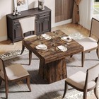 31 5-inch Dining Table For 4 Pedestal Base Farmhouse Kitchen Table Vintage Brown