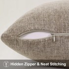 Chenille Decorative Throw Pillow Covers 18x18 Set Of 2  Farmhouse Textured Sq   