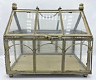 Vintage French Metal Greenhouse 1970-80 s Display Case