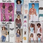 Mccall s Uncut  U-pick  Top Blouse Tunic Sewing Patterns Misses Women Plus Size