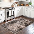  Abstract Area Rug 3x5 Ft Washable Rugs For Entryway Indoor  Non Slip Kitchen 