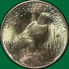 1924 Peace Dollar Brilliant Uncirculated Bu Coin  38733