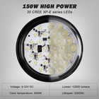 2x 150w Par46 Led Aircraft Landing Lights Replacement Bulb 12000 Lumens