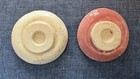 Handmade Ceramic Garlic Grater Zester Plate Dipping Dish Mauve And Creme Usa