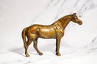 Wonderful Vintage Bronze Standing Horse Statue Sculpture Equestrian