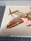 Rare Original Bell Textron Vstol a Tiltrotor Cutaway Concept Art Print C-1   29