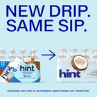 Hint Coconut Flavored Water 16 Fl Oz Bottles  12 Pack     Unsweetened Coconut Wate