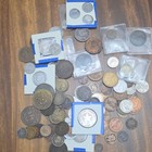Mixed World Coin Lot In Holders flips  Uncertified  1915  1866  1937 
