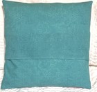 Vintage Tablecloth Pillow Cover - Big Basket Of Flowers In Red  Yellow