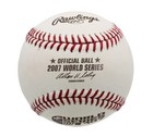 Unsigned Rawlings Official 2007 World Series White Mlb Baseball