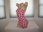 New Stripper Exotic Dancer Pink Strawberries Tube Dress S m Dancewear
