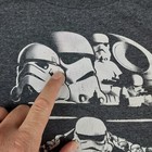 Star Wars Stormtroopers T Shirt Mens Xl Death Star Short Sleeve Gray White Print