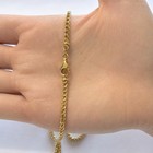 Solid 18k Gold 3mm Franco Chain Diamond Cut Made In Italy  jacoje 33 Grams 