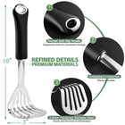 Potato Masher Stainless Steel Heavy Duty Mashed Potato Masher Kitchen Tool Fo   