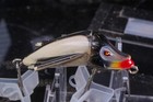 Rare  William Jamison Wig-l-twin Lure Il 1939 White   Black Bird Fishing Lure