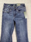 Wild Fable Womens 00 Dark Wash Mid Rise Flare Jeans