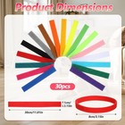 Matwsec 30 Pcs Newborn Puppy Collars 11 81 Inch Whelping Colorful