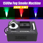 1500w Vertical Stage Dj Fog Smoke Machine Rgb Upspray Fogger Dmx Wireless Remote