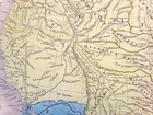 Original Antique Map 1851 United States Genuine Old Felix Ansart Map
