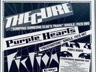 The Cure 1979 Vintage Uk Poster Advert Concert Tour Fiction Purple Hearts