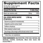 Bpi Sports 1 m r Vortex Fruit Punch  Pre-workout Strength   Energy Mix 50srv