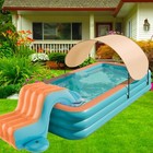 Inflatable Water Slide For Swimming Pool Summer Family Gatherings Pvc Ladder