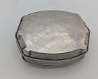 Antique 18thc European Solid Silver Snuff Box 2 5        Engraved Townscape 27g