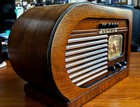 Rare Philco Model 41-231t  bullet  Table Radio  1941  - Vintage Am Radio Works 