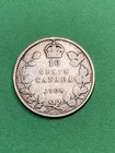 1908 Canada Silver 10 Cents  a1460 