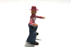 Wild West Western Rodeo Miniature Cowgirl Cowboy Toy 3    Pink Blue Horse Rider