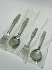 New Oneida Community Stainless Peter Rabbit Bunny 4pc Children s Silverware Set