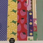 Recollections 12 X 12 Scrapbooking Cardstock Paper Pad- Bright Fruits- 36 Sheets