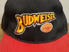 Vintage Budweiser Snapback Hat Usa Logo Advertising Trucker Cap