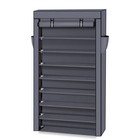 Shoe Rack 10 Layers With Dustproof Cover Closet Shoe Storage Cabinet Organizer