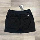 Adidas Skort Tennis Golf Women s Size Large Black Nwt Jy6071