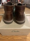 Clarks Brown Leather Chukka Boots Men s Size 7 Lace Up Ankle Casual