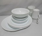Vintage Corelle Enhancements Dishes Plates Bowls Mugs Platter Tray 21 Piece Set