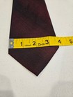 Palatina Tie - Burgundy And Black  100  Silk  - Excellent Condition Tie