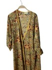 Victoria Secret Vtg 90s Paisley Yellow Gold Label No Belt Robe M l