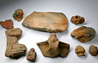 10 Rare Ancient Pottery Fragments Venezuela 1000 Bc