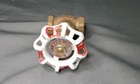 Gates Valve Red-white Toyo 210a Manual Bronze Wedge Gate Valve   100 - 3 8  Npt 