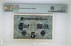 1917 Germany State Loan Currency Note 5 Mark Pick 56a Pmg 65 Epq Gem Unc