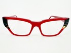 Onirico On 89 Eyeglasses Frames 482 Burgundy 52  17-140 Black Brown L123