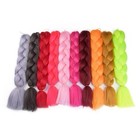 24inch Pre-stretched Ez Braid Synthetic Hair Extensions  Braiding Kanekalon