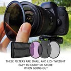 Vivitar Uv Cpl Fld Filter Kit Multi-coated Hd Camera Lenses For Canon Nikon Sony